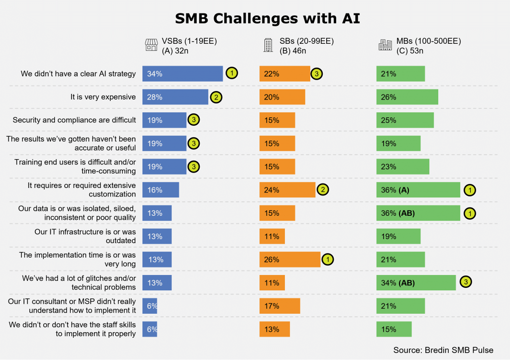 SMB Challenges with AI